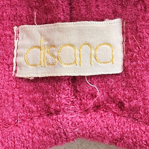 Disana Organic Boiled Wool Kids Baby Hat Bonnet Pink Berry - Size 6-18 Months - Picture 4 of 9